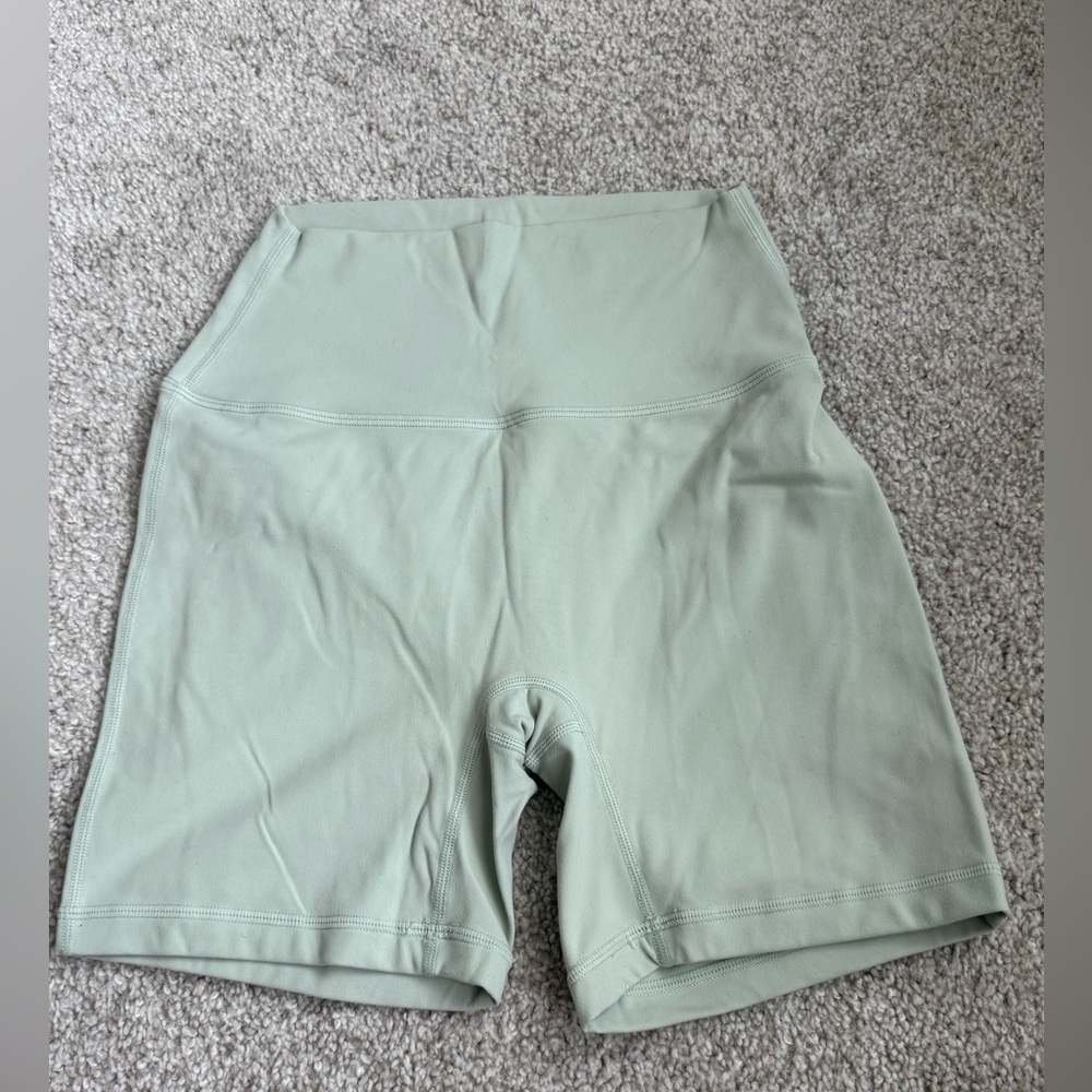 SET active mint green high waist shorts small